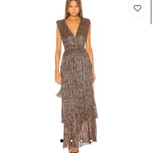 Sabina musayev Skylar dress in bronze!